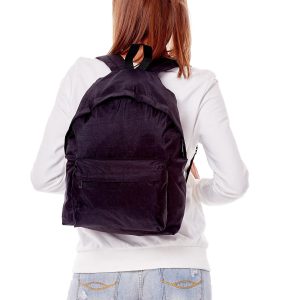 Wholesale Black Fabric Backpack