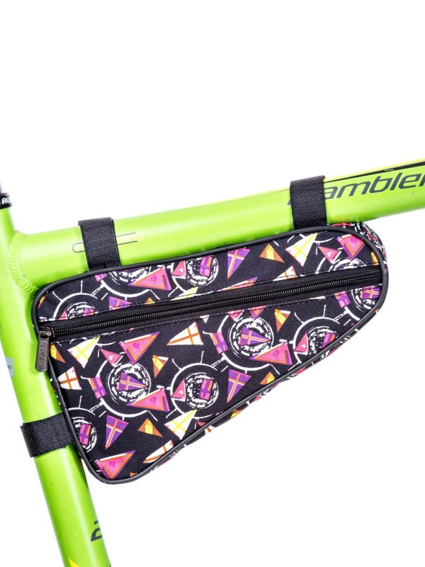 Wholesale Black Bicycle Sachet with Geometric Designs