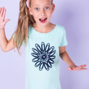 Wholesale Mint tunic for a girl