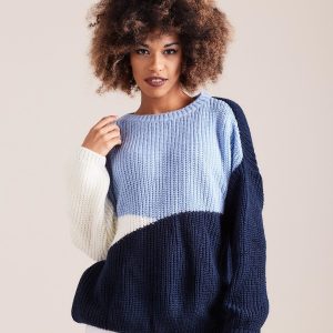 Wholesale Navy blue sweater three colors