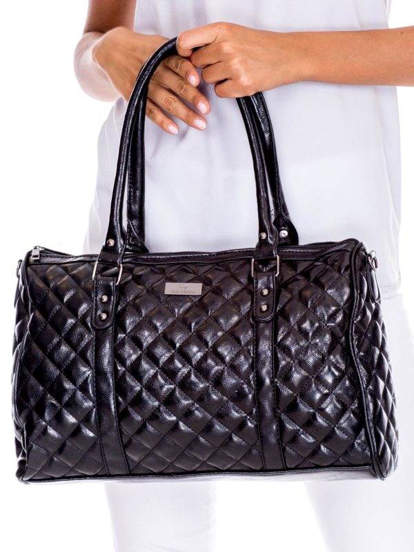 Wholesale Black Quilted Ladies Bag