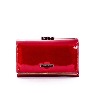 Wholesale Red lacquered women's wallet