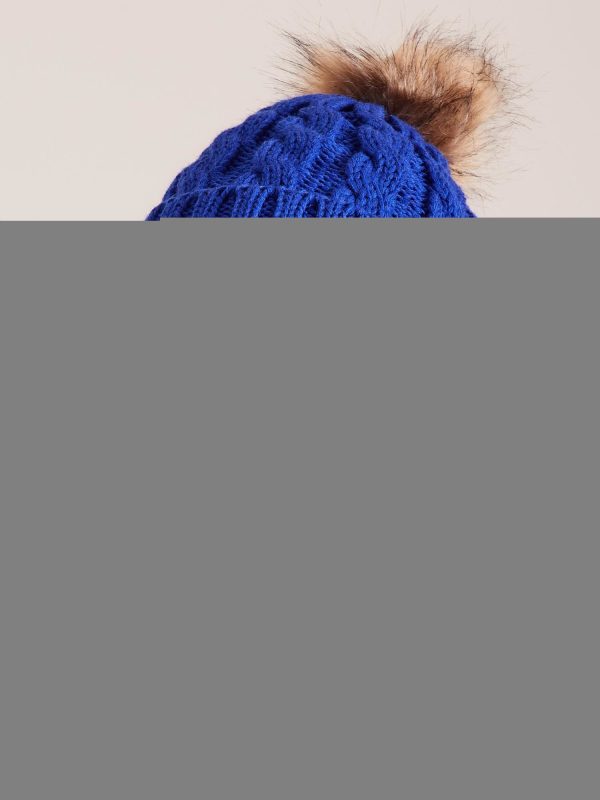 Wholesale Blue Women's Hat with Tassel