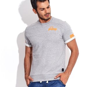 Wholesale REEBOK Classic Pump Light Gray Men's Short Sleeve Sweatshirt