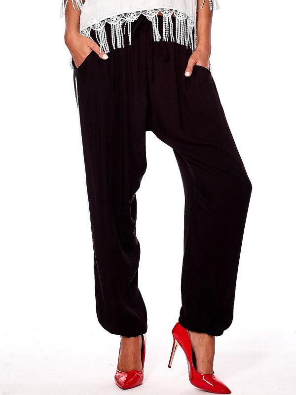 Wholesale Black Loose Trousers