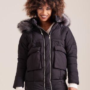 Wholesale Black Women's Winter Jacket