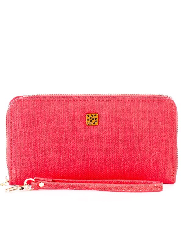 Wholesale Red wallet with detachable handle