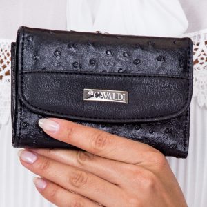 Wholesale Black Women's Wallet With Embossed Designs