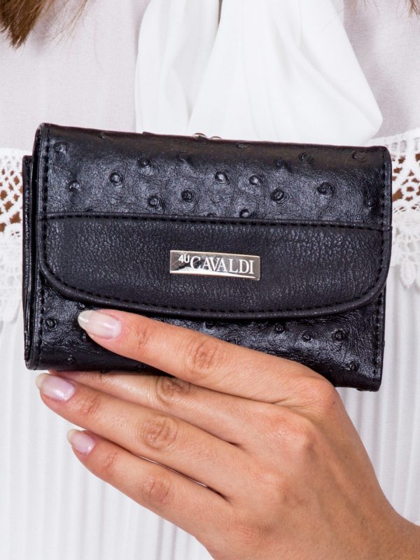 Wholesale Black Women's Wallet With Embossed Designs