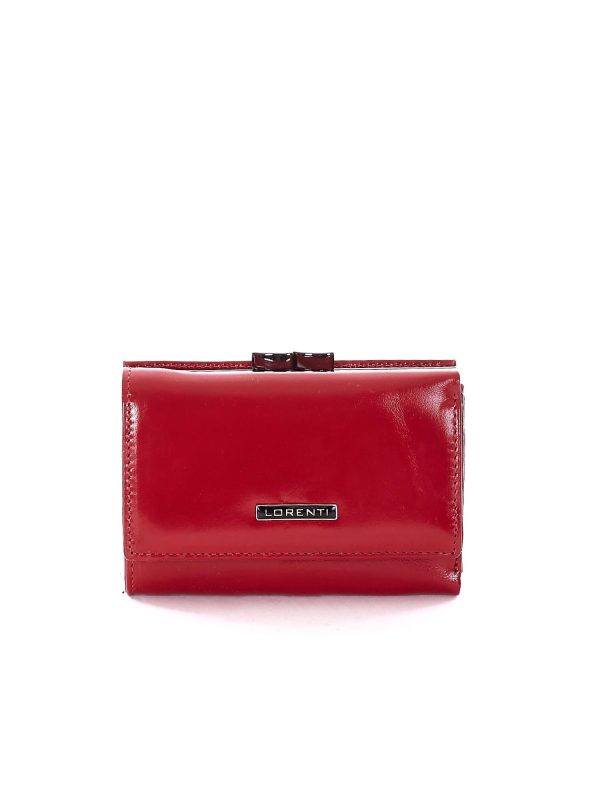 Wholesale Red wallet with white compartment