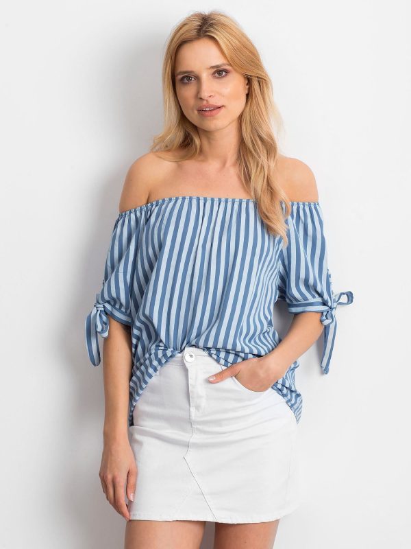 Wholesale Blue spanish girl in stripes