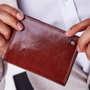 Wholesale Genuine leather wallet men brown