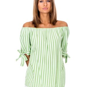 Wholesale Green spanish girl striped