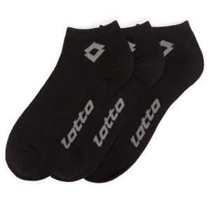 Wholesale LOTTO Black Men's Socks 3-Pack