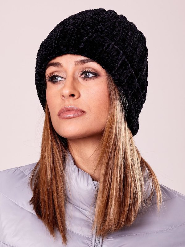 Wholesale Women's Soft Black Hat