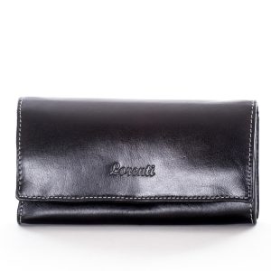 Wholesale Black Olong Genuine Leather Wallet