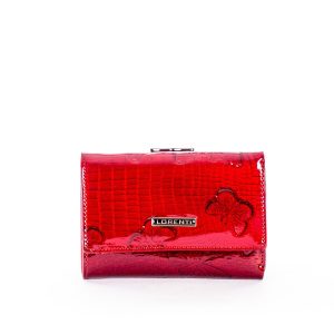 Wholesale Red Patent Leather Butterfly Wallet