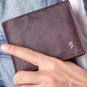 Wholesale Brown Men's Leather Wallet