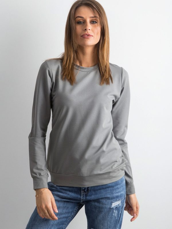 Wholesale Olive sweatshirt for women basic