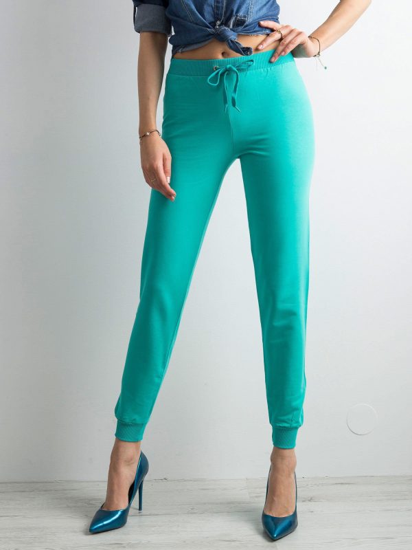 Wholesale Green sweatpants with tracksuits