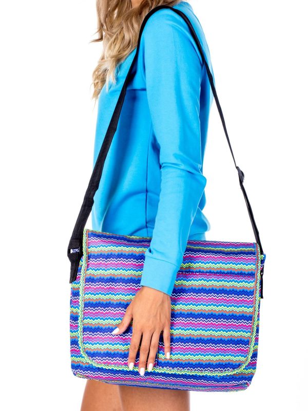 Wholesale Shoulder bag with geometric motif