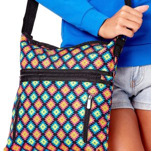 Wholesale Black Aztec Pattern Shoulder Bag