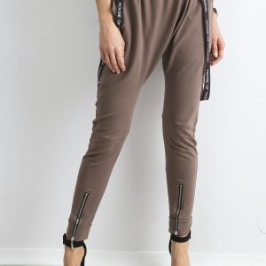 Wholesale BY O LA LA Brown sweatpants