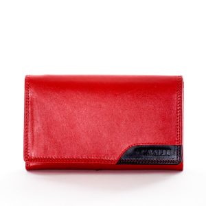 Wholesale Red wallet with black insert