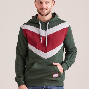 Wholesale Green Men's Hoodie