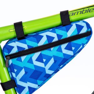 Wholesale Blue Geometric Pattern Bike Sachet