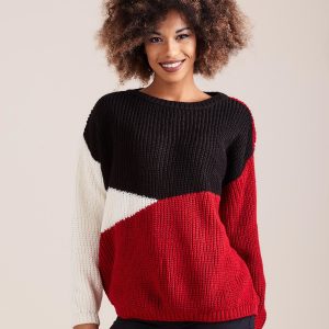 Wholesale Red sweater three colors