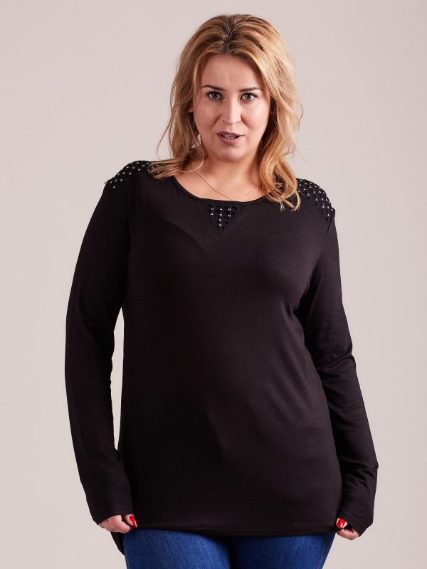 Wholesale Black blouse for women PLUS SIZE