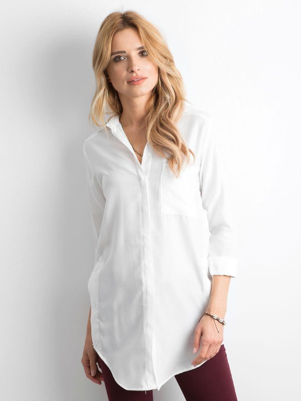 Wholesale White Long Sleeve Shirt