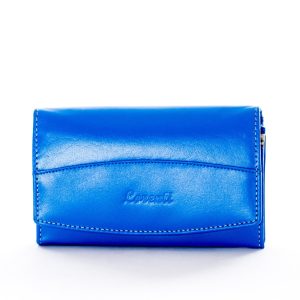 Wholesale Blue Leather Ladies Wallet