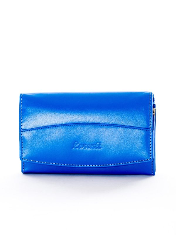 Wholesale Blue Leather Ladies Wallet