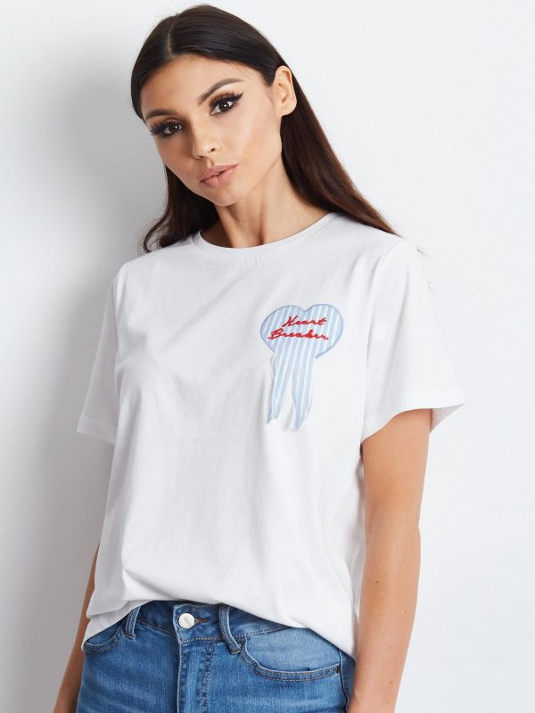 Wholesale T-shirt with white