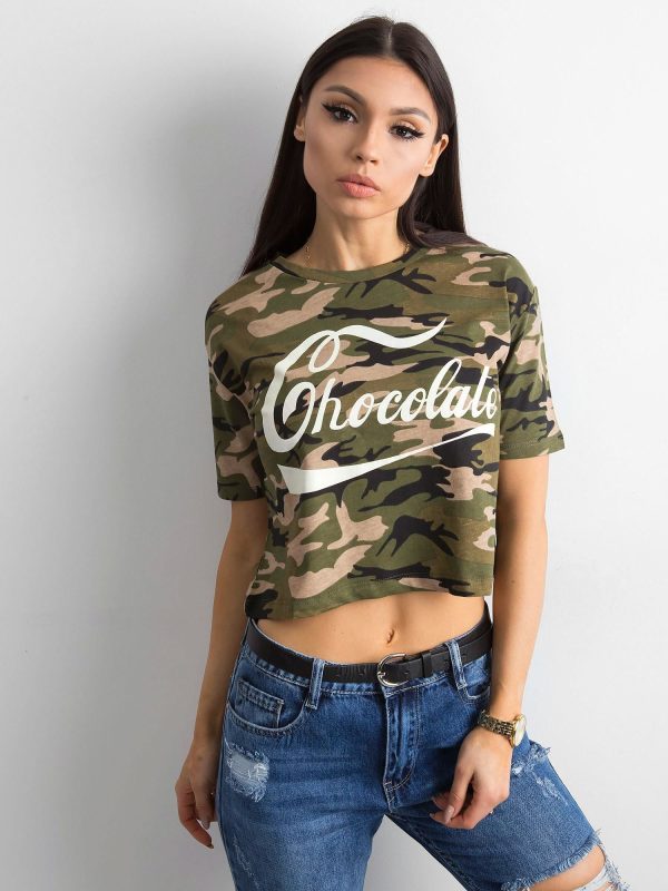 Wholesale Short camouflage t-shirt