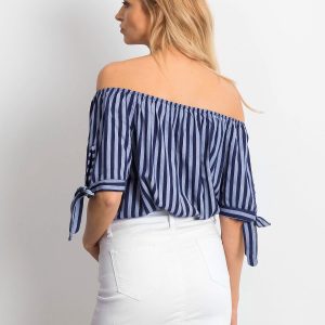 Wholesale Navy blue striped spanish