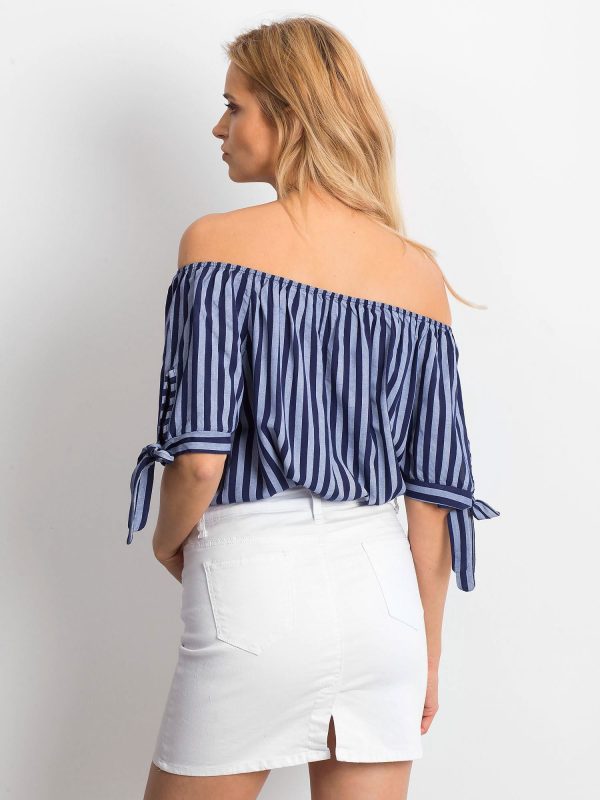 Wholesale Navy blue striped spanish