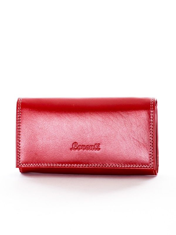 Wholesale Red Genuine Leather Wallet