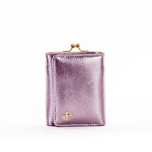 Wholesale Small Silver Women Wallet With White Pocket