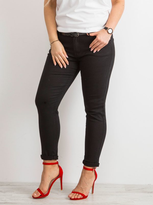 Wholesale Plus Size Black Skinny Jeans