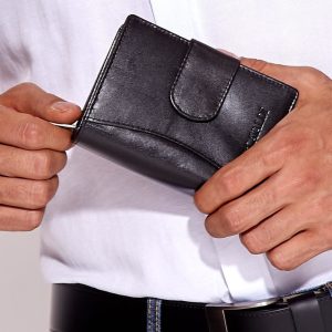 Wholesale Genuine Leather Black Men's Wallet