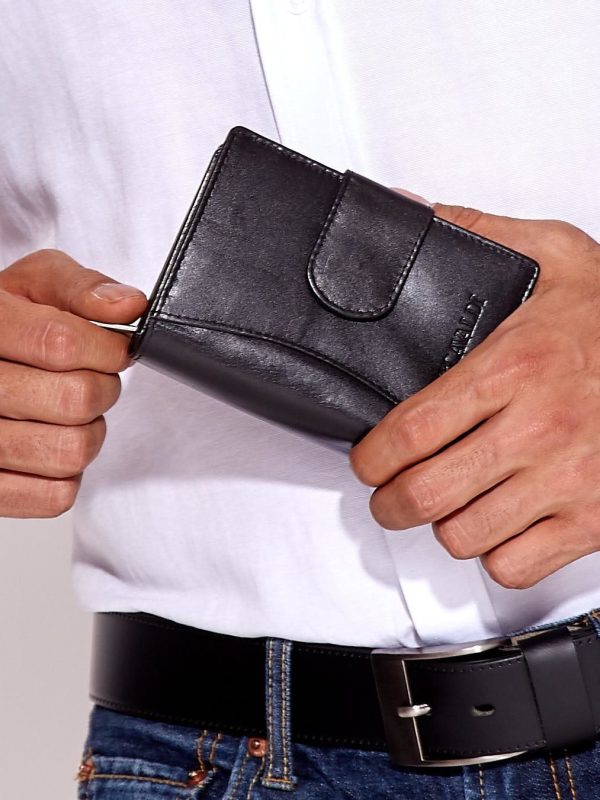 Wholesale Genuine Leather Black Men's Wallet