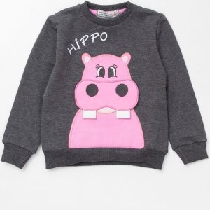 Wholesale Grey sweatshirt for girl