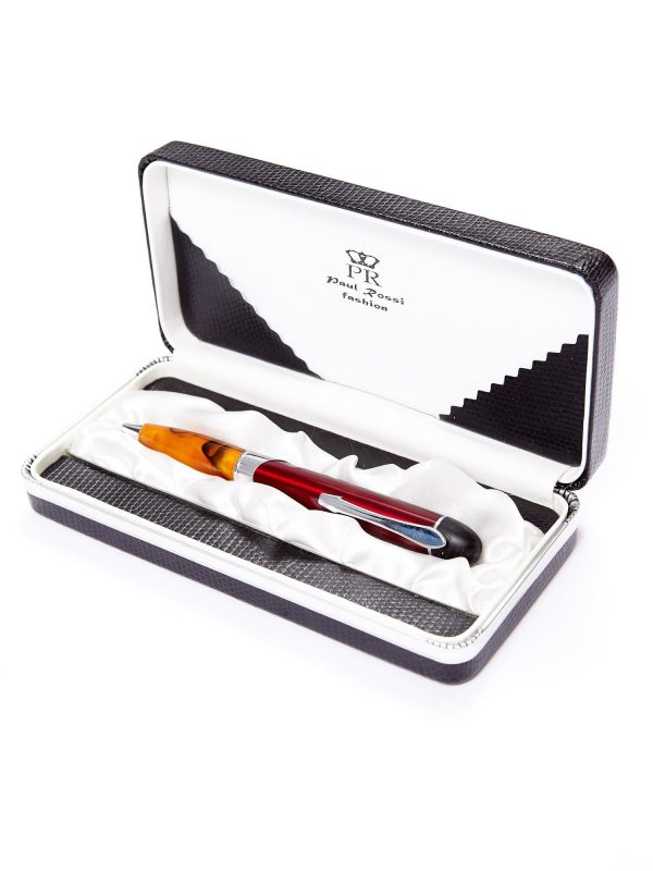 Wholesale Red ballpoint pen in elegant case