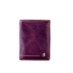 Wholesale Brown leather wallet with stitching