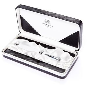 Wholesale White ballpoint pen in elegant case