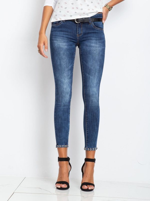Wholesale Dark Blue Fashion Jeans