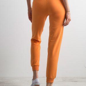 Wholesale Light orange sweatpants with tracksuits